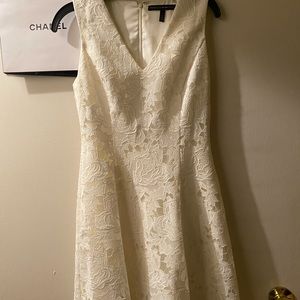 Lace dress from White House Black Market , excellent condition . Size 4